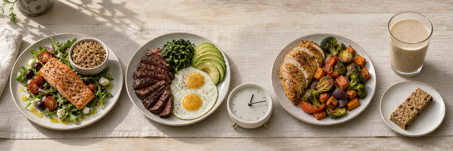 comparison of Mediterranean, low-carb, intermittent fasting, and calorie-counting meal styles