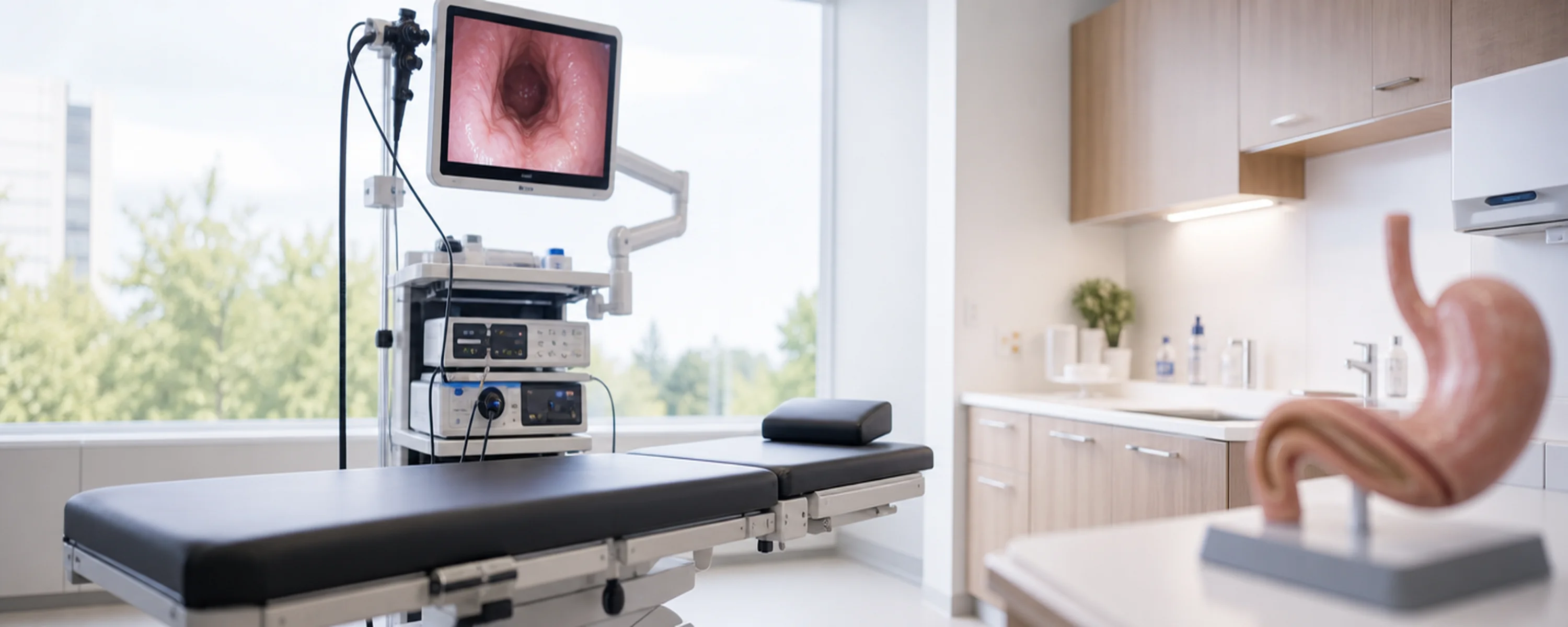 modern endoscopy room representing non-surgical weight loss procedure options